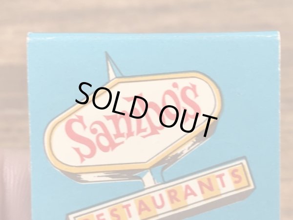 アドバタイジングキャラクターのSambo'sの50〜60’sヴィンテージブックマッチ