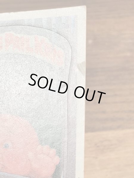 トップス社製のガーベッジペイルキッズの80年代ビンテージステッカーカード