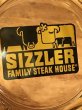 Sizzler Family Steak Houseのアンバーグラスの70’sヴィンテージアシュトレイ