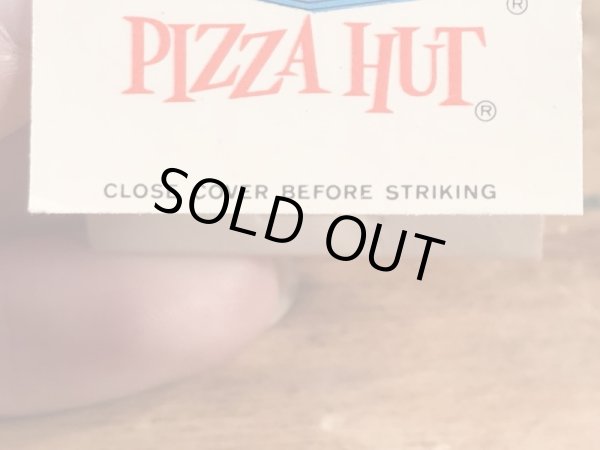 アドバタイジングキャラクターのPizza Hutの70’sヴィンテージブックマッチ