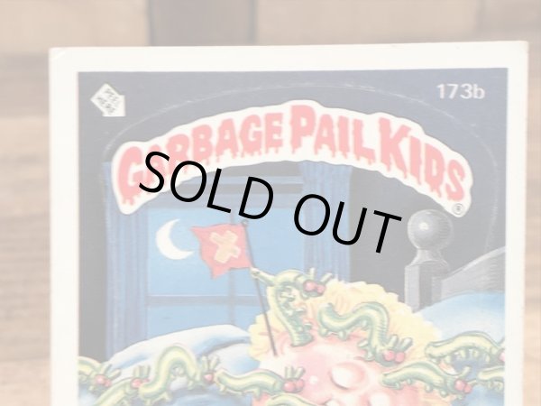 トップス社製のガーベッジペイルキッズの80年代ビンテージステッカーカード