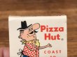 アドバタイジングキャラクターのPizza Hutの70’sヴィンテージブックマッチ