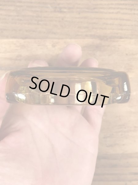 Sizzler Family Steak Houseのアンバーグラスの70’sヴィンテージアシュトレイ