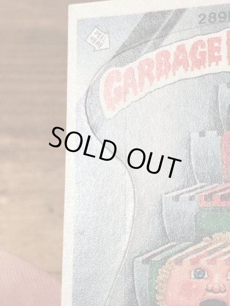 Topps社製のガーベッジペイルキッズの80’sヴィンテージカードシール