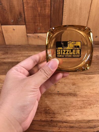 画像3: Sizzler Family Steak House Glass Ashtray　シズラーステーキハウス　ビンテージ　灰皿　アシュトレイ　70年代