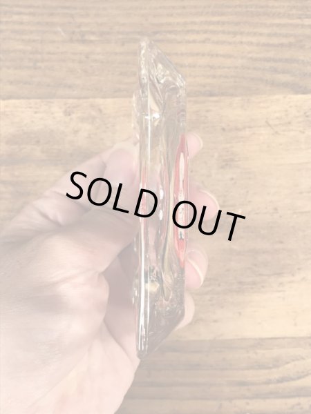 アメリカのステーキレストラン“ミスターステーキ”のガラス製の70年代ビンテージ灰皿