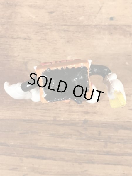 ソニックドライブインのブラウンバッグの80年代ビンテージPVCフィギュア