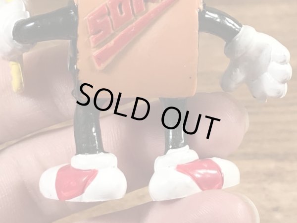 ソニックドライブインのブラウンバッグの80年代ビンテージPVCフィギュア