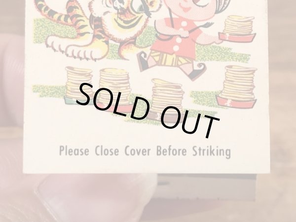 アドバタイジングキャラクターのSambo'sの50〜60’sヴィンテージブックマッチ