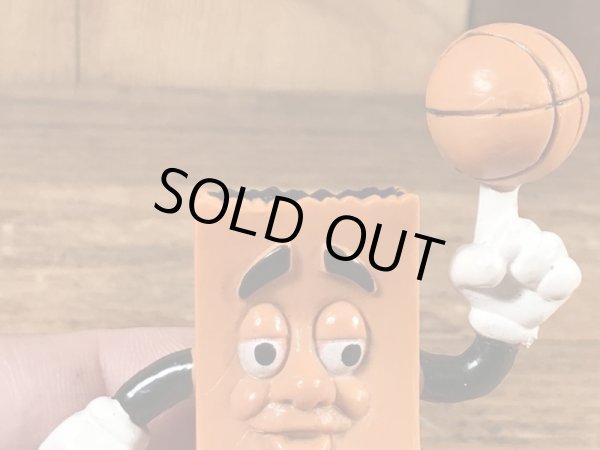 ソニックドライブインのブラウンバッグの80年代ビンテージPVCフィギュア