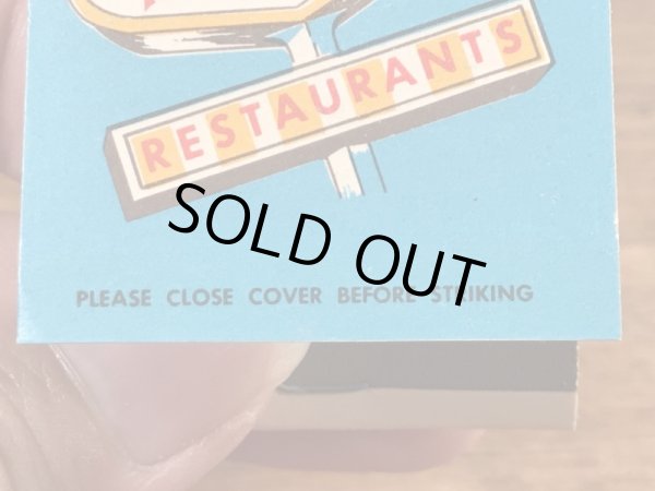 アドバタイジングキャラクターのSambo'sの50〜60’sヴィンテージブックマッチ