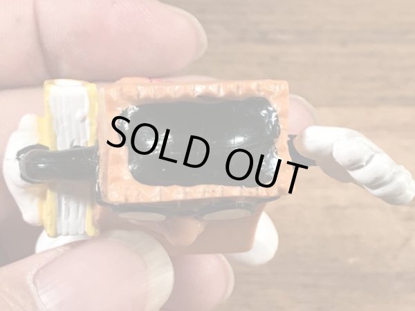 ソニックドライブインのブラウンバッグの80年代ビンテージPVCフィギュア