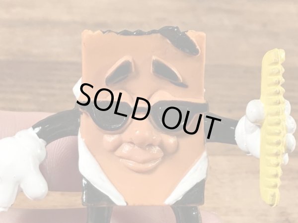 ソニックドライブインのブラウンバッグの80年代ビンテージPVCフィギュア