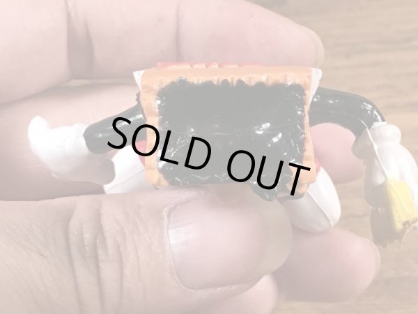 ソニックドライブインのブラウンバッグの80年代ビンテージPVCフィギュア