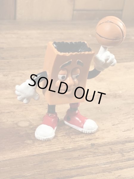 ソニックドライブインのブラウンバッグの80年代ビンテージPVCフィギュア