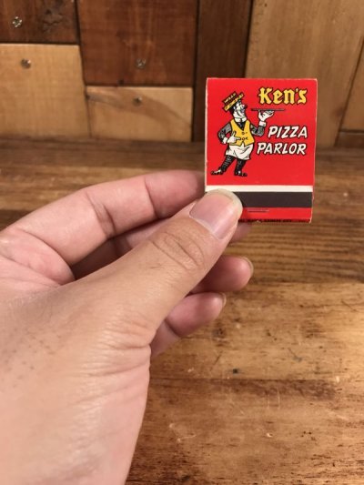 画像1: Universal Match “Ken's” Pizza Parlor Matchbook　ケンズ　ビンテージ　マッチブック　ピザレストラン　70年代