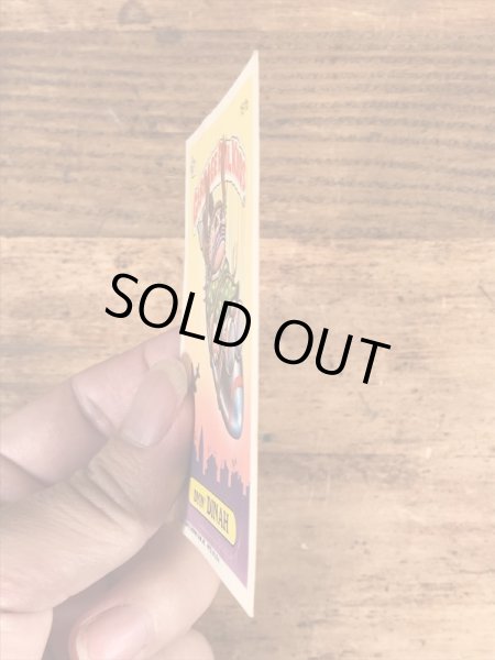 トップス社製のガーベッジペイルキッズの80年代ビンテージステッカーカード