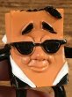 ソニックドライブインのブラウンバッグの80年代ビンテージPVCフィギュア