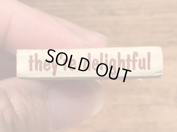 企業キャラクターのサンボタイガーの50〜60年代ビンテージマッチブック