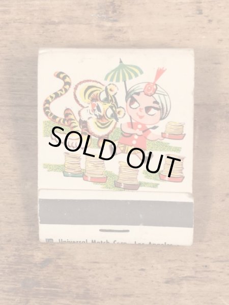 アドバタイジングキャラクターのSambo'sの50〜60’sヴィンテージブックマッチ