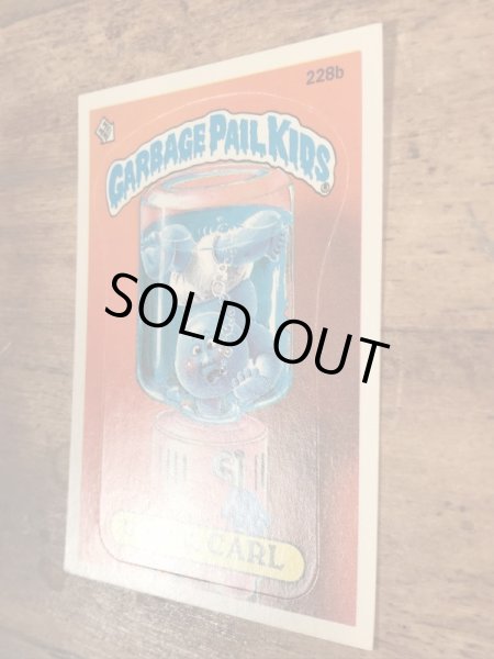 Topps社製のガーベッジペイルキッズの80’sヴィンテージカードシール