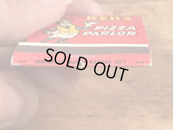 ピザレストラン　ビンテージ　マッチブック　企業物　70年代