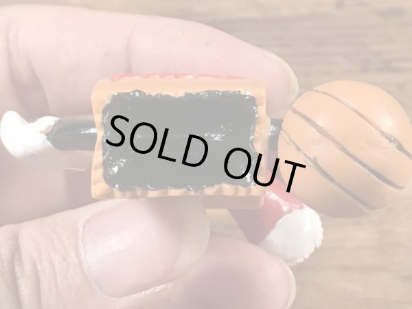 ソニックドライブインのブラウンバッグの80年代ビンテージPVCフィギュア