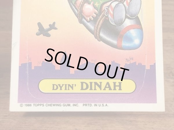 Topps社製のガーベッジペイルキッズの80’sヴィンテージカードシール