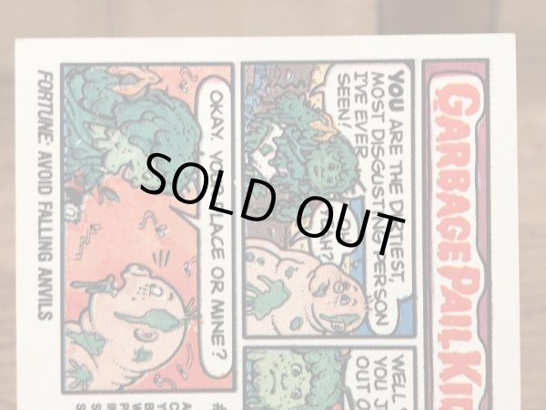 Topps社製のガーベッジペイルキッズの80’sヴィンテージカードシール