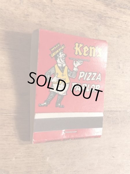 ピザレストラン　ビンテージ　マッチブック　企業物　70年代