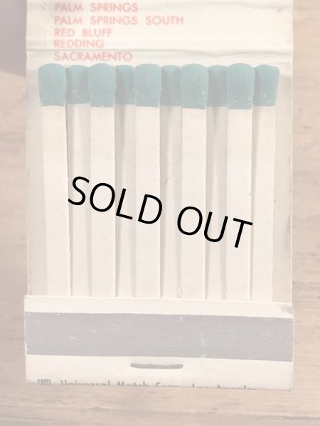 アドバタイジングキャラクターのSambo'sの50〜60’sヴィンテージブックマッチ