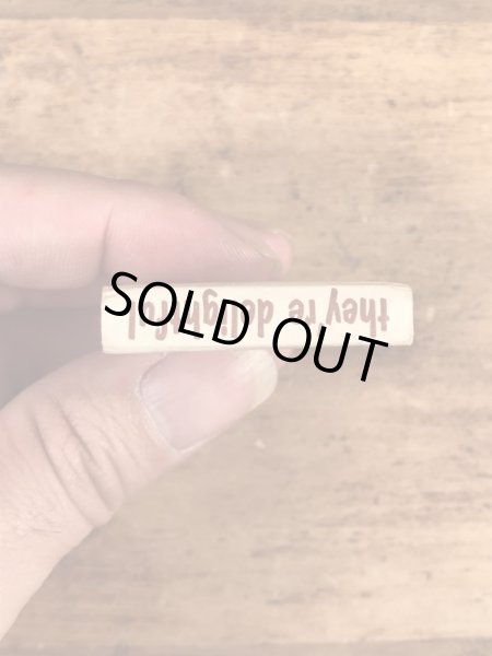 アドバタイジングキャラクターのSambo'sの50〜60’sヴィンテージブックマッチ