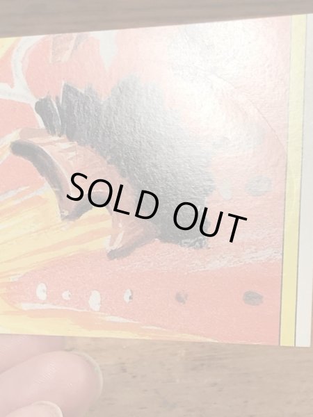 トップス社製のガーベッジペイルキッズの80年代ビンテージステッカーカード