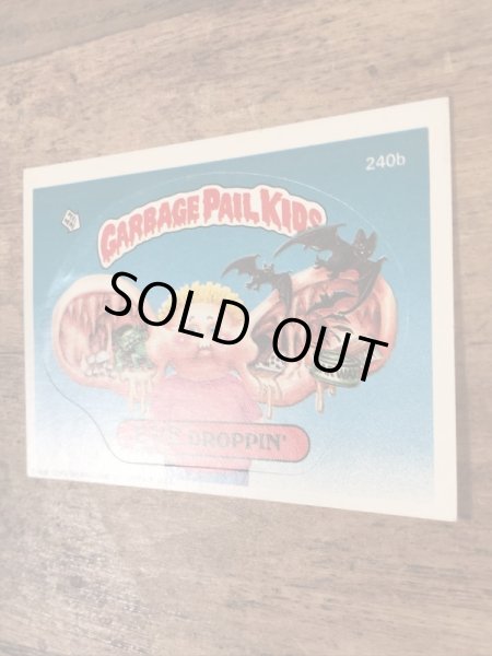 Topps社製のガーベッジペイルキッズの80’sヴィンテージカードシール