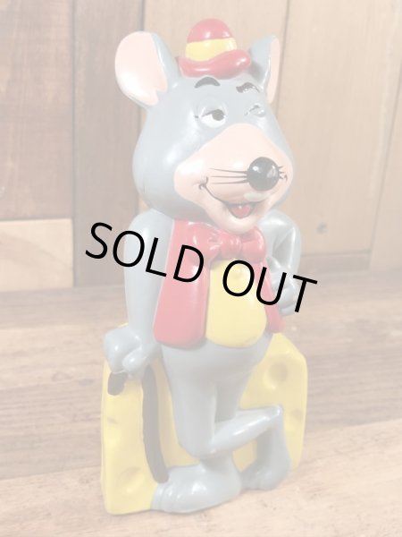 ショウビズピザのチャッキーチーズの80〜90年代ビンテージ貯金箱フィギュア