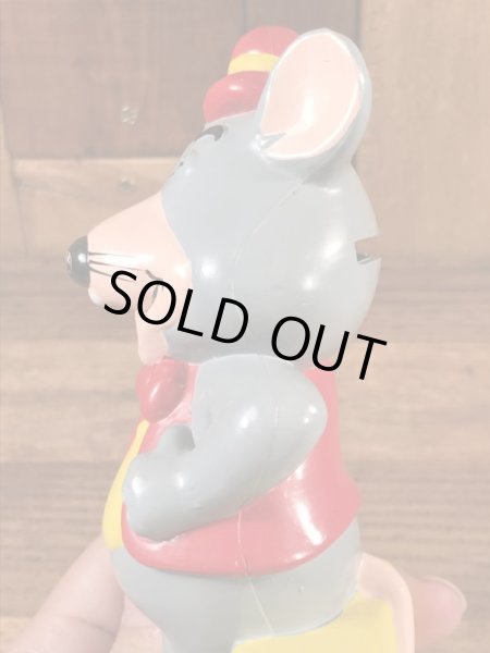 ショウビズピザのチャッキーチーズの80〜90年代ビンテージ貯金箱フィギュア