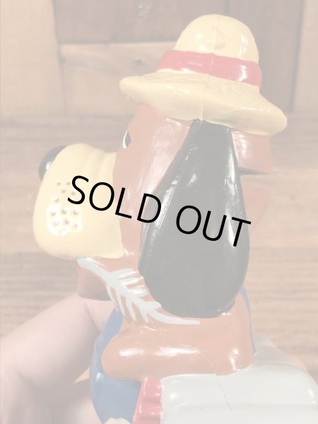 アドバタイジングキャラクターのチャッキーチーズの80〜90年代ビンテージ貯金箱フィギュア