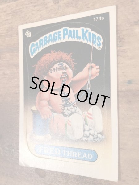 Topps社製のガーベッジペイルキッズの80’sヴィンテージカードシール