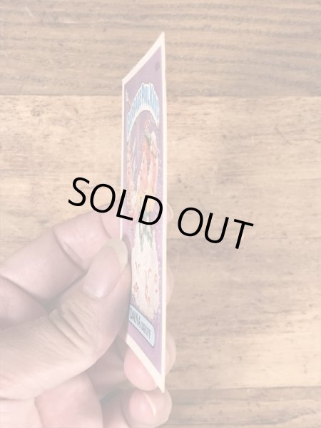 トップス社製のガーベッジペイルキッズの80年代ビンテージステッカーカード