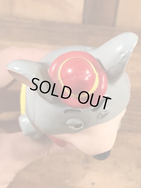 ショウビズピザのチャッキーチーズの80〜90年代ビンテージ貯金箱フィギュア