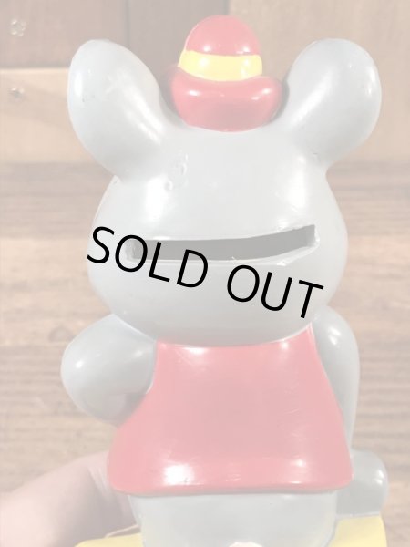 ショウビズピザのチャッキーチーズの80〜90年代ビンテージ貯金箱フィギュア