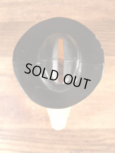 企業キャラクターのピザハットの70年代ビンテージ貯金箱フィギュア