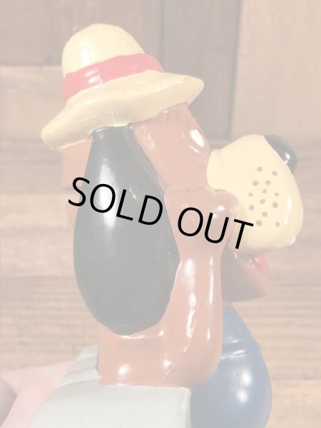 アドバタイジングキャラクターのチャッキーチーズの80〜90年代ビンテージ貯金箱フィギュア