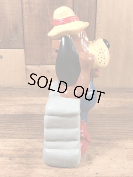 アドバタイジングキャラクターのチャッキーチーズの80〜90年代ビンテージ貯金箱フィギュア