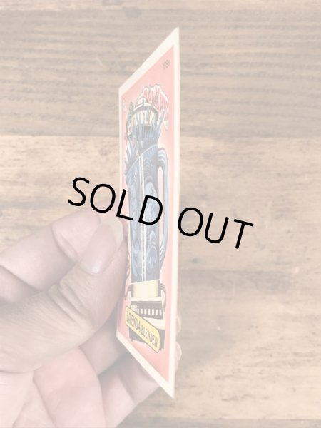 トップス社製のガーベッジペイルキッズの80年代ビンテージステッカーカード