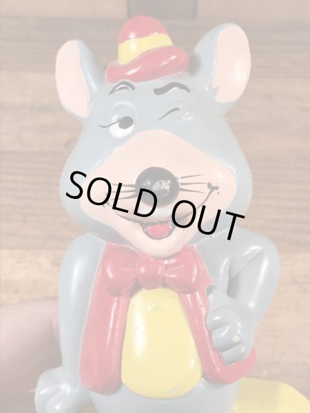 ショウビズピザのチャッキーチーズの80〜90年代ビンテージ貯金箱フィギュア