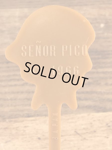 メキシカンレストラン“Senor Pico”のアドバタイジングキャラクターの60’sヴィンテージマドラー