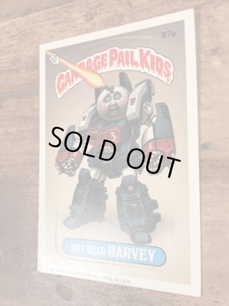 Topps社製のガーベッジペイルキッズの80’sヴィンテージカードシール