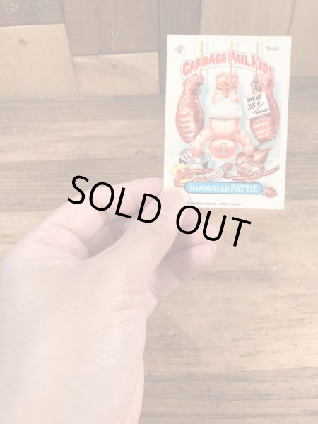 Topps社製のガーベッジペイルキッズの80’sヴィンテージカードシール