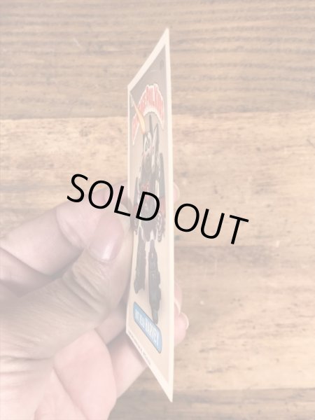 トップス社製のガーベッジペイルキッズの80年代ビンテージステッカーカード